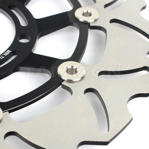 Wave floating motorcycle front brake disc for Triumph <span class=keywords><strong>STREET</strong></span> <span class=keywords><strong>TRIPLE</strong></span> R 675 - Product Image 3