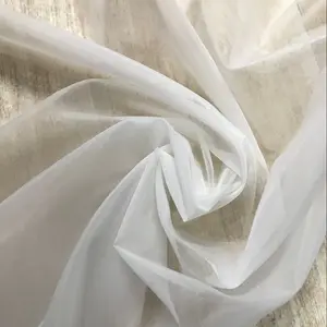 ¡100% de Organza de seda 4,5 MM-8 MM blanco o teñido listo stock!