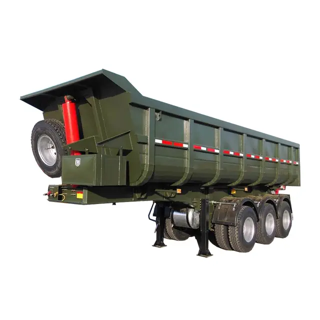 Nhà Máy Giá Máy Kéo Thủy Lực Dump Trailer, Front Tipping Bán Trailer