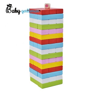 Classique bâtiment <span class=keywords><strong>tour</strong></span> tumbling <span class=keywords><strong>en</strong></span> <span class=keywords><strong>bois</strong></span> empiler des <span class=keywords><strong>blocs</strong></span> avec numéros Z13165D - Product Image 3