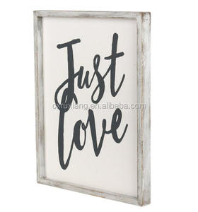 Rústico Granja Montaje en pared Madera Palabra Signo Panel Decoración Marco - Product Image 3