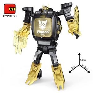 Reloj de Pulsera Digital de <span class=keywords><strong>Dibujos</strong></span> <span class=keywords><strong>Animados</strong></span>, Reloj de Juguete Intercambiable con Robot para Niños - Product Image 4