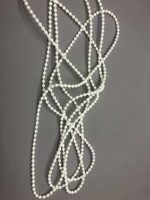 3.2*4mm Perle Kette roller mechanismus ziehen eine perle rollo endlose kette kunststoff kugeln china roller kette