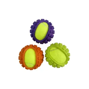 Natural Latex Dog Toys Tennis Pet Toys Rubber Ball Dog Toys