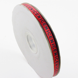 <span class=keywords><strong>de</strong></span> la cinta del grosgrain importado 10mm <span class=keywords><strong>rojo</strong></span> marca impreso delgada tejer grogrén (ligamento tafetán cinta - Product Image 6