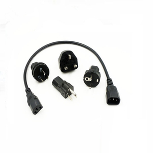 Rallonge de câble d'alimentation secteur VDE mâle à femelle IEC <span class=keywords><strong>60320</strong></span> C13/C14 avec prises AU EU US UK - Product Image 2