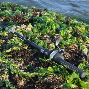 Guangwei-caña de pescar plegable de fibra de carbono, telescópica, Carrete con línea, aparejos de Pesca de carpa - Product Image 4
