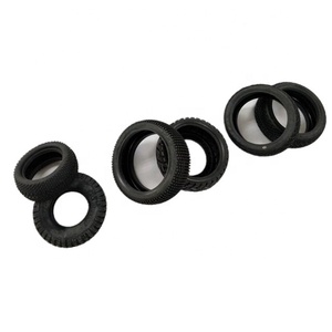 Roda de Borracha Personalizada para Carro Modelo Brinquedo com Resistência ao Desgaste Pneus Pequenos de Silicone - Product Image 1