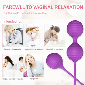 Bolas de <span class=keywords><strong>Kegel</strong></span> de Alta Calidad para Ejercicios, Bolas de Amor Inteligentes para Mujer, Juguete Sexual de Silicona Suave - Product Image 4