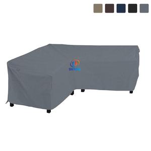 <span class=keywords><strong>Housse</strong></span> de canapé en forme de L en polyester imperméable résistant aux UV et aux intempéries 100% <span class=keywords><strong>pour</strong></span> intérieur/extérieur - Product Image 5