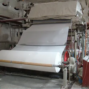 De un solo cilindro único secador máquina de fabricación de papel higiénico a medio/alto tejido de papel higiénico