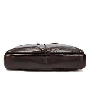 moda de cuero italiano 100 <span class=keywords><strong>Caballero</strong></span> Negro Vintage maletín de piel apretada de cuero genuino para hombres 1 unidades 9005 - Product Image 4