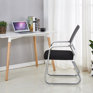Venta al por mayor de metal <span class=keywords><strong>piernas</strong></span> negro arco de forma colorida de la espalda de tela de malla de computadora personal silla de oficina sin ruedas - Product Image 6