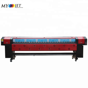 De alta velocidad de <span class=keywords><strong>3</strong></span>,2 m de gran formato flex banner máquina de impresión con konica 512 cabeza - Product Image 1