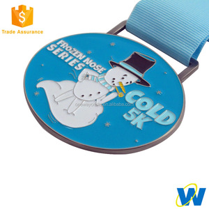 Fabricant Personnalisé En Métal 5 <span class=keywords><strong>K</strong></span> En Cours D'exécution Sport Prix Médaille de Ruban - Product Image 5