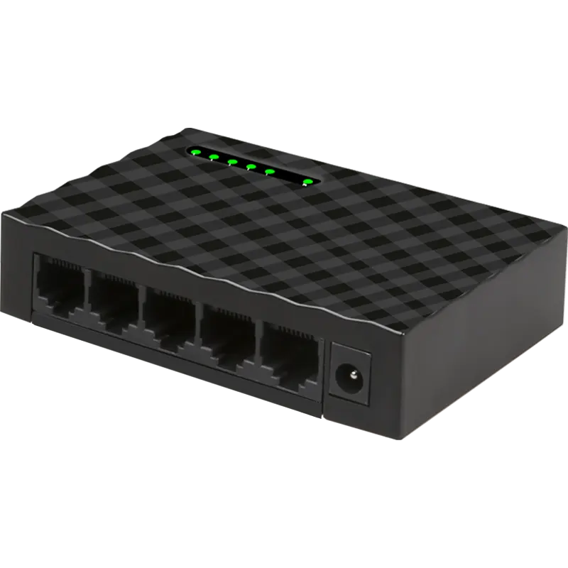Full & Half duplex 10/100Mbps 5 ports Fast Network Switch Desktop LAN Switch with ICPlus IP175G Controller