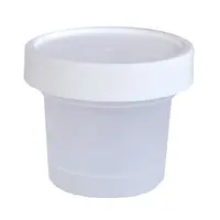 100ml 반투명 디저트 푸딩 아이스크림 플라스틱 일회용 컵 뚜껑