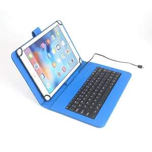 Wholesale USB 2.0 Or Micro usb Universal 7 Inch leather Keyboard Case