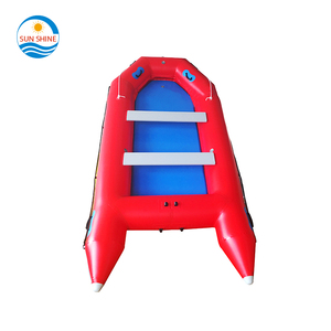 Bateau <span class=keywords><strong>gonflable</strong></span> à clapet en aluminium pour 3 personnes, 4.2M, accessoire chinois de pêche, très robuste, style dessin animé, 2020 - Product Image 3