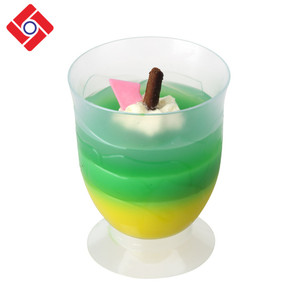 Articles <span class=keywords><strong>de</strong></span> fête <span class=keywords><strong>Blanc</strong></span> Ronde Mini 150 ml Sundae Dessert <span class=keywords><strong>Champagne</strong></span> Tasse, En Plastique Contenant <span class=keywords><strong>De</strong></span> Crème Glacée - Product Image 4