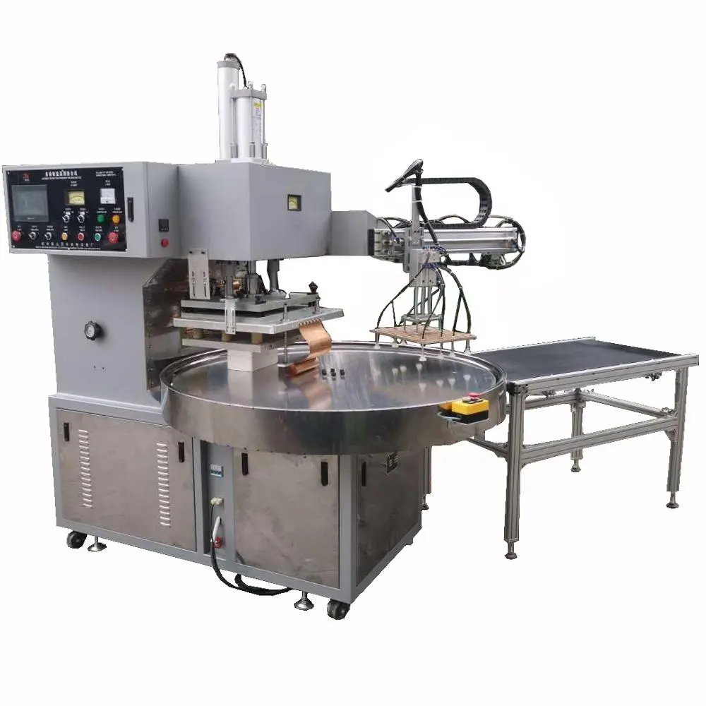 full automatic rotary high frequency welding and cutting machine