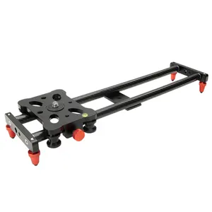 VGEET nouveau pro 40cm en fiber de carbone caméra vidéo portable piste curseur dolly pour dslr canon nikon caméscopes