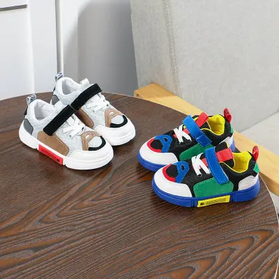 Хао Детские 2019 осень От 1 до 6 лет в Корейском стиле, детская спортивная обувь для мальчиков дышащая обувь из сетчатого материала для малыша; На каждый день;