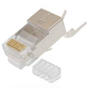 Conector de Red Cat7 Blindado, Conector Modular STP/FTP <span class=keywords><strong>Cat</strong></span>.<span class=keywords><strong>7</strong></span>, Enchufe Modular 8p8c, Conector <span class=keywords><strong>RJ45</strong></span> <span class=keywords><strong>Cat</strong></span> <span class=keywords><strong>7</strong></span> - Product Image 5
