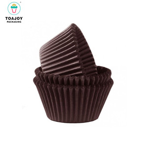 Personnalisé imprimé papier revêtements de gâteau gâteau au <span class=keywords><strong>chocolat</strong></span> bac à papier - Product Image 1