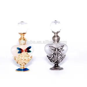 5毫升阿拉伯欧式空玻璃金属合金蜻蜓香水瓶精油 Attar 瓶批发工厂直销