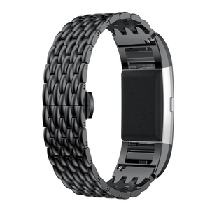 스마트 시계 밴드 공장 직접 판매 스테인레스 스틸 드래곤 스케일 스트랩 <span class=keywords><strong>Fitbit</strong></span> 충전 2 - Product Image 4