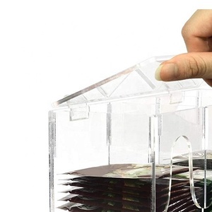 Stackable <span class=keywords><strong>Acrylic</strong></span> túi trà tổ chức hộp lưu trữ với 2 tầng hiển thị Rack cho hiệu quả quản lý túi trà - Product Image 3
