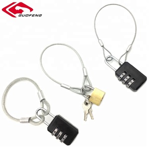 En <span class=keywords><strong>gros</strong></span> Mini Clé 2mm Inoxydable Fil Coffre-Fort Numérique <span class=keywords><strong>Code</strong></span> <span class=keywords><strong>Cadenas</strong></span> pour Bagages - Product Image 4