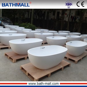 Modificado independiente oval acrílico plástico barato bañera <span class=keywords><strong>con</strong></span> la pierna - Product Image 2