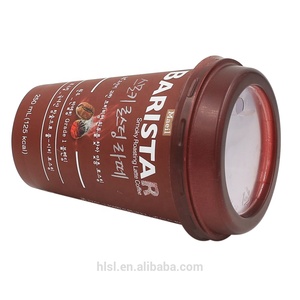 IML-taza <span class=keywords><strong>de</strong></span> plástico biodegradable para llevar <span class=keywords><strong>café</strong></span>, embalaje ecológico reutilizable con logotipo colorido impreso, con tapas - Product Image 6