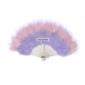 Mardi gras <span class=keywords><strong>Plume</strong></span> décoratif Ventilateur de Main pour <span class=keywords><strong>la</strong></span> danse - Product Image 6