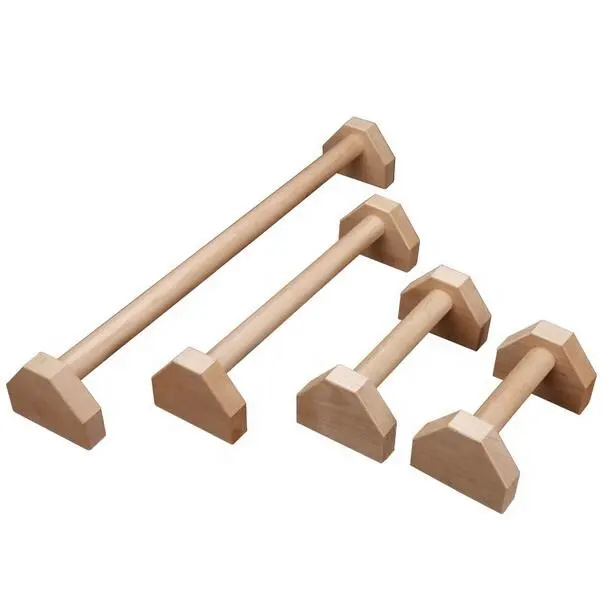 Ensemble de barres de push-up parallèle en bois hêtre, barre de pression pour le corps, longueur 50cm, offre spéciale