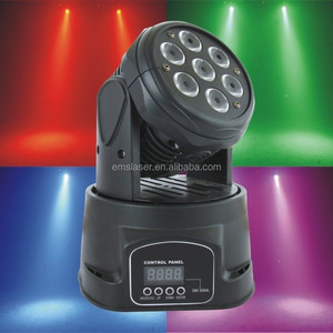 7*10 W RGBW Mini <span class=keywords><strong>se</strong></span> vigas de rotación de la cabeza de iluminación para bares Disco hall rendimiento - Product Image 6