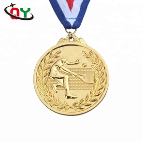 Alta calidad de encargo de <span class=keywords><strong>la</strong></span> placa de oro medalla de Metal de los productores de estrellas directo deporte medalla suspensión - Product Image 1