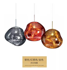 Conception de l'<span class=keywords><strong>europe</strong></span> 3 couleurs lampe suspension contemporaine restaurant fonte LAVE pendentif lumière - Product Image 5