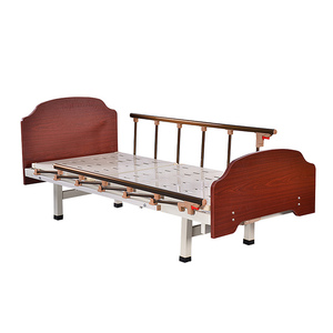 Económico enfermería médico Hospital de atención en el hogar de cama de madera de una función Manual - Product Image 1