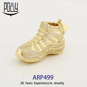 Bijoux fantaisie en argent sterling 925, <span class=keywords><strong>chaussures</strong></span> de sport <span class=keywords><strong>Jordan</strong></span>, hip-hop, bijoux pour hommes - Product Image 1