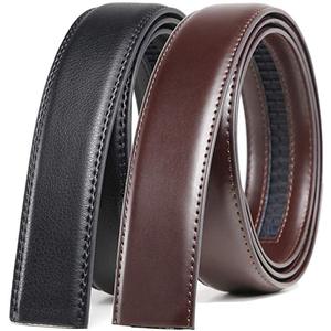 <span class=keywords><strong>Ceinture</strong></span> à cliquet en <span class=keywords><strong>cuir</strong></span> véritable pour hommes, <span class=keywords><strong>sans</strong></span> <span class=keywords><strong>boucle</strong></span> de <span class=keywords><strong>ceinture</strong></span>, tannage végétal - Product Image 5