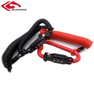 venta al por mayor <span class=keywords><strong>de</strong></span> acero inoxidable Cable <span class=keywords><strong>de</strong></span> resorte mosquetón <span class=keywords><strong>de</strong></span> casco <span class=keywords><strong>de</strong></span> <span class=keywords><strong>bloqueo</strong></span> <span class=keywords><strong>de</strong></span> la motocicleta para la motocicleta - Product Image 3