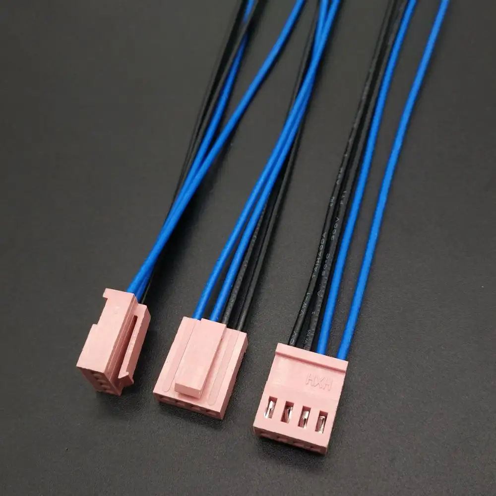 Custom Discrete Draad Kabel Assemblies 2.5Mm Pitch Ch A2506 Roze Connector