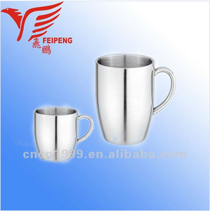 Mini en acier inoxydable café mug isotherme 2015 tasse en métal avec poignée - Product Image 1