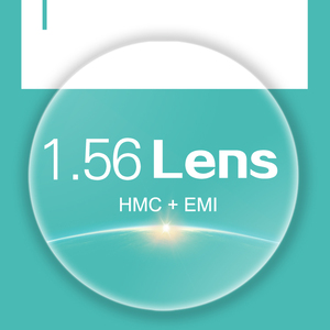 Bloquer les rayons UV 1.56 hmc emi revêtement lentille optique pour lunettes de lecture - Product Image 1