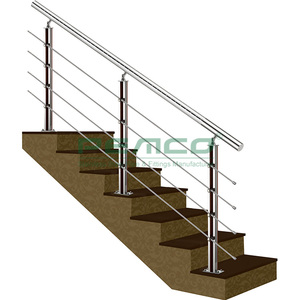 Hot Sale <strong>Stainless</strong> <strong>Steel</strong> 304 <strong>Stair</strong> Railing Indoor Balustrade and <strong>Handrail</strong> - Product Image 1
