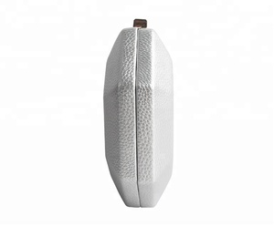 Géométrie de soirée sac argenté blanc embrayages de <span class=keywords><strong>mariage</strong></span> pour transporter - Product Image 4
