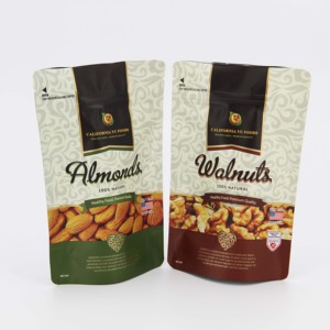 Custom Almonds <strong>Packaging</strong> Stand up Pouch Moisture-Proof <strong>Polythene</strong> Bag with Gravure Printing for Food <strong>Packaging</strong>